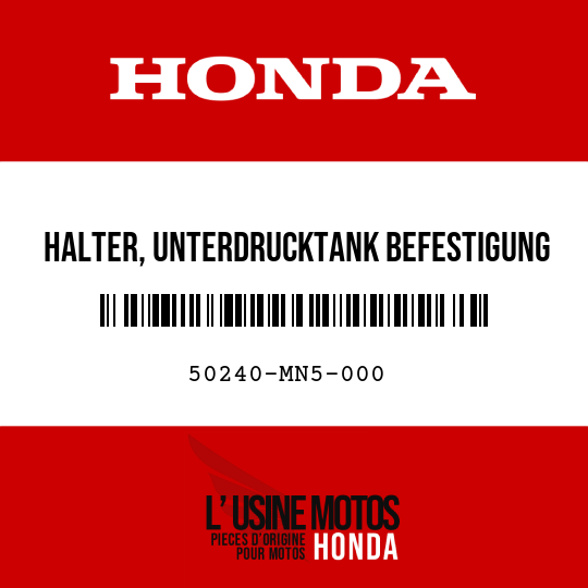 image de 50240-MN5-000 HALTER, UNTERDRUCKTANK BEFESTIGUNG
