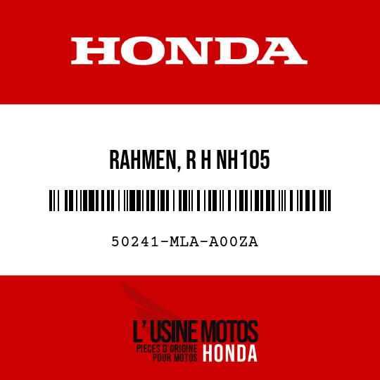image de 50241-MLA-A00ZA RAHMEN, R H NH105