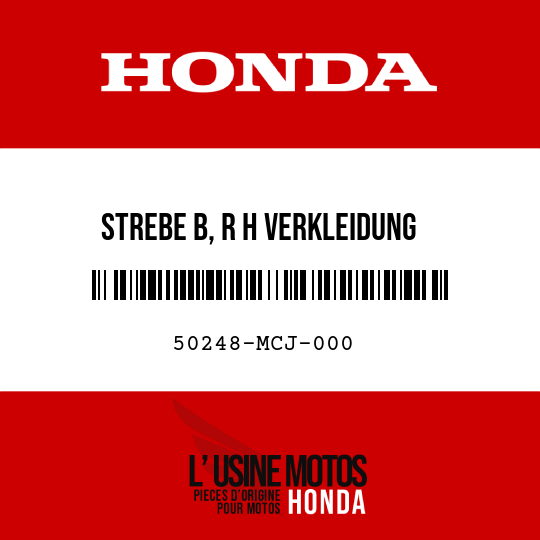 image de 50248-MCJ-000 STREBE B, R H VERKLEIDUNG