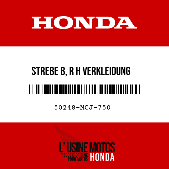 image de 50248-MCJ-750 STREBE B, R H VERKLEIDUNG