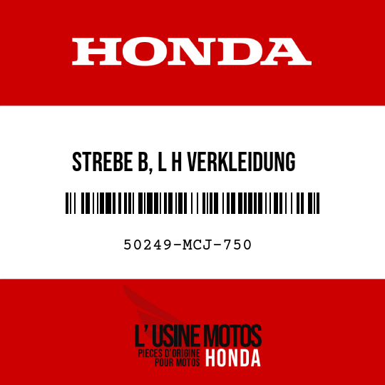 image de 50249-MCJ-750 STREBE B, L H VERKLEIDUNG