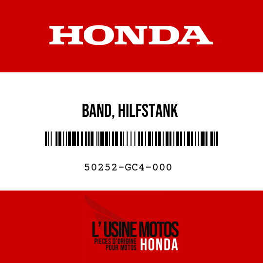 image de 50252-GC4-000 BAND, HILFSTANK