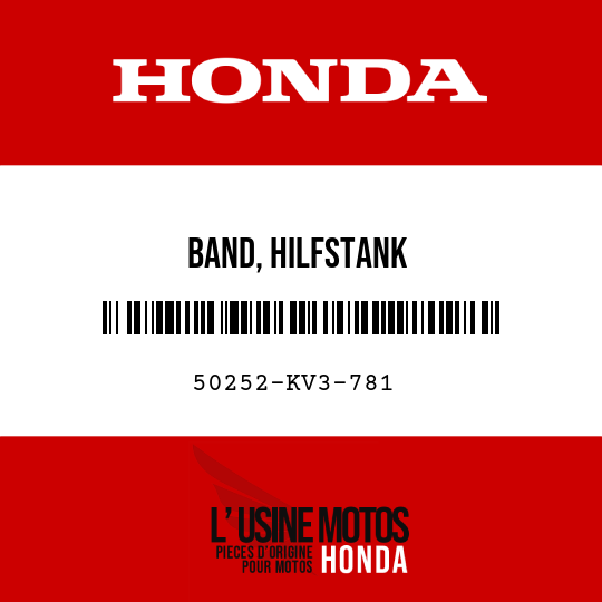 image de 50252-KV3-781 BAND, HILFSTANK