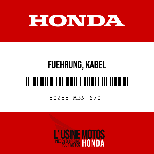 image de 50255-MBN-670 FUEHRUNG, KABEL