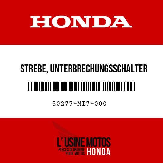 image de 50277-MT7-000 STREBE, UNTERBRECHUNGSSCHALTER