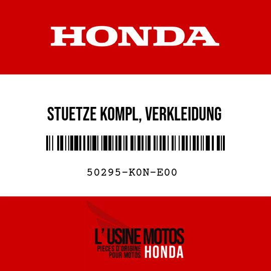image de 50295-K0N-E00 STUETZE KOMPL, VERKLEIDUNG