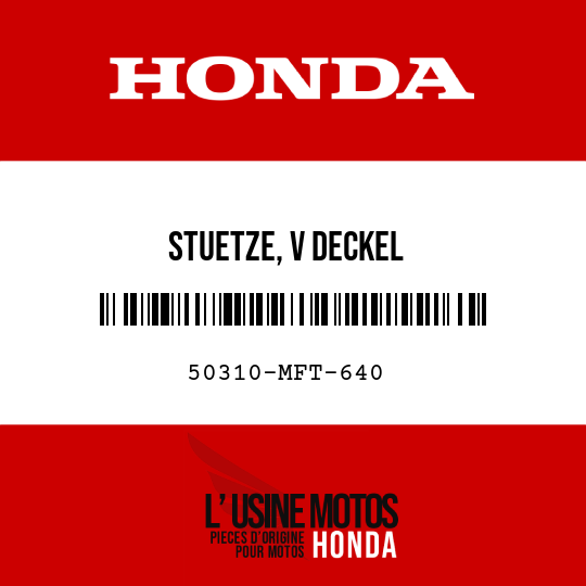 image de 50310-MFT-640 STUETZE, V DECKEL