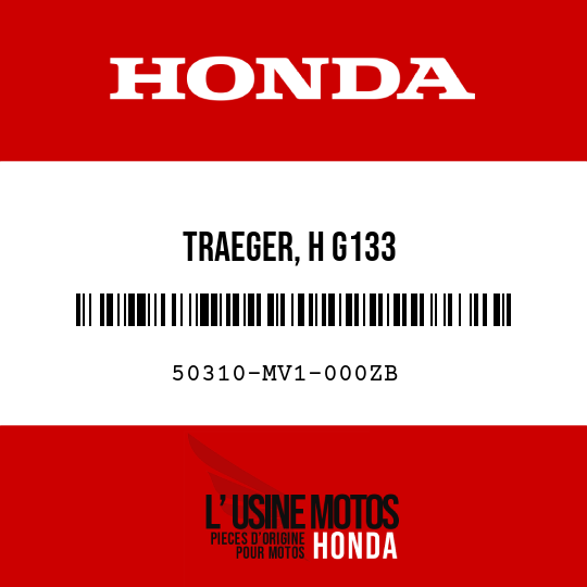 image de 50310-MV1-000ZB TRAEGER, H G133 