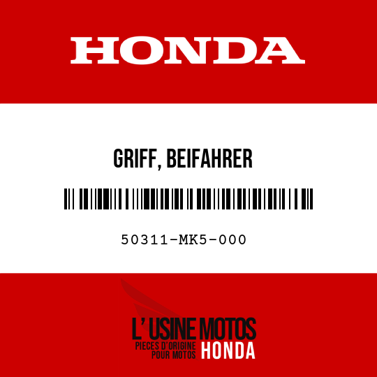 image de 50311-MK5-000 GRIFF, BEIFAHRER