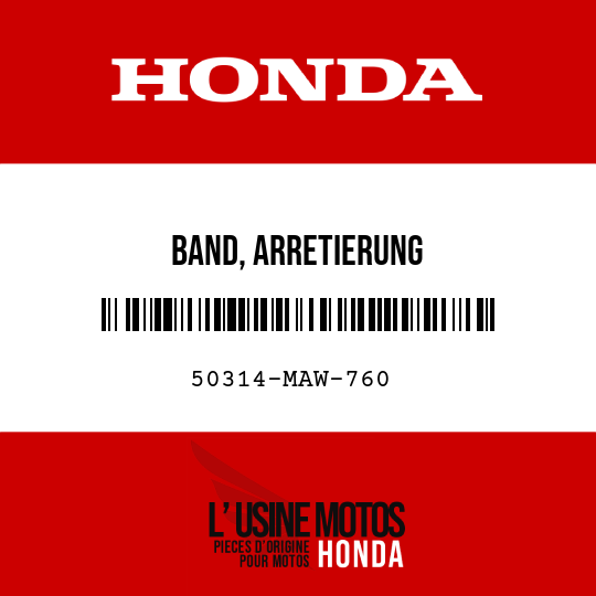 image de 50314-MAW-760 BAND, ARRETIERUNG