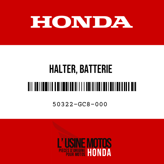image de 50322-GC8-000 HALTER, BATTERIE