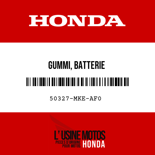 image de 50327-MKE-AF0 GUMMI, BATTERIE