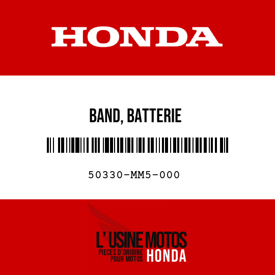 image de 50330-MM5-000 BAND, BATTERIE