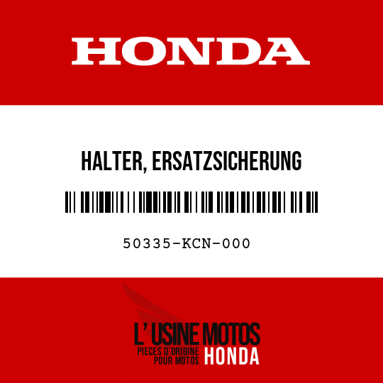 image de 50335-KCN-000 HALTER, ERSATZSICHERUNG