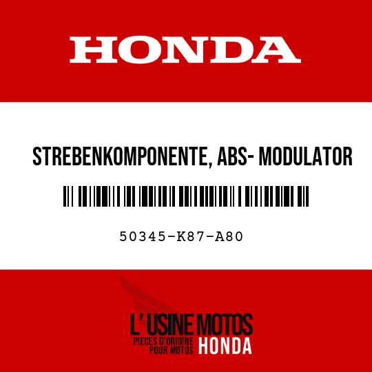 image de 50345-K87-A80 STREBENKOMPONENTE, ABS- MODULATOR