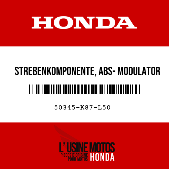 image de 50345-K87-L50 STREBENKOMPONENTE, ABS- MODULATOR