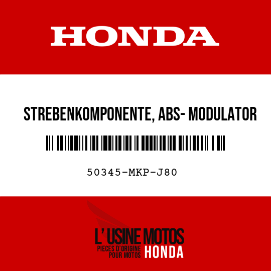 image de 50345-MKP-J80 STREBENKOMPONENTE, ABS- MODULATOR