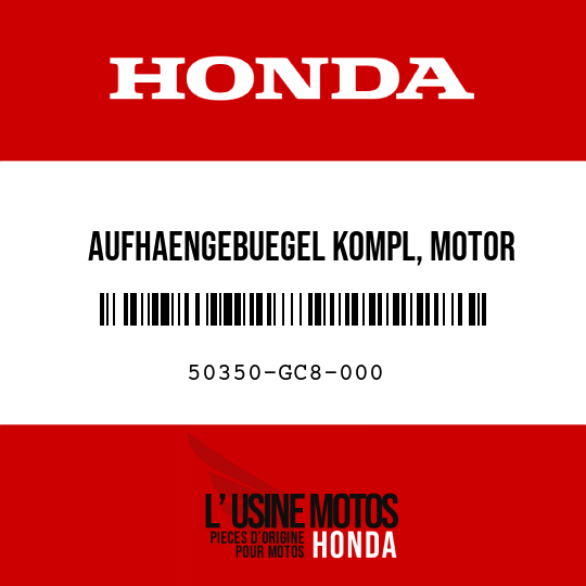 image de 50350-GC8-000 AUFHAENGEBUEGEL KOMPL, MOTOR