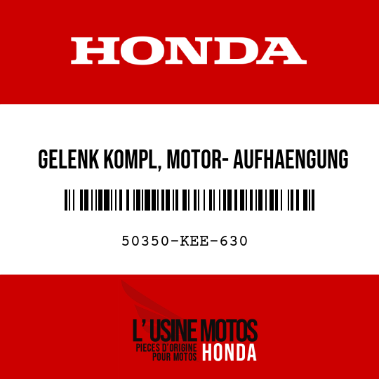 image de 50350-KEE-630 GELENK KOMPL, MOTOR- AUFHAENGUNG