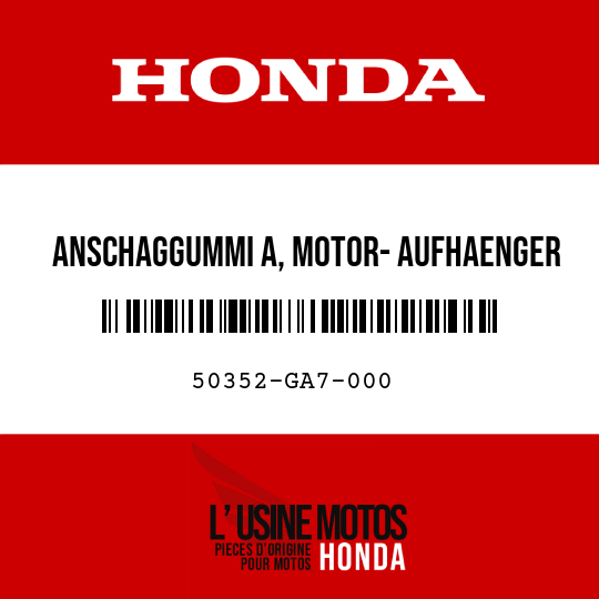 image de 50352-GA7-000 ANSCHAGGUMMI A, MOTOR- AUFHAENGER