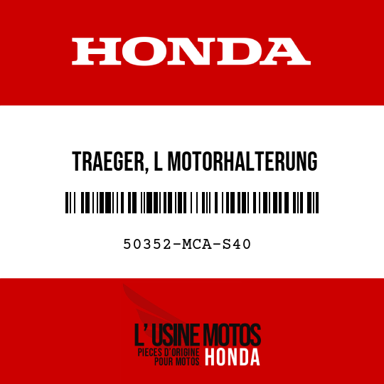image de 50352-MCA-S40 TRAEGER, L MOTORHALTERUNG