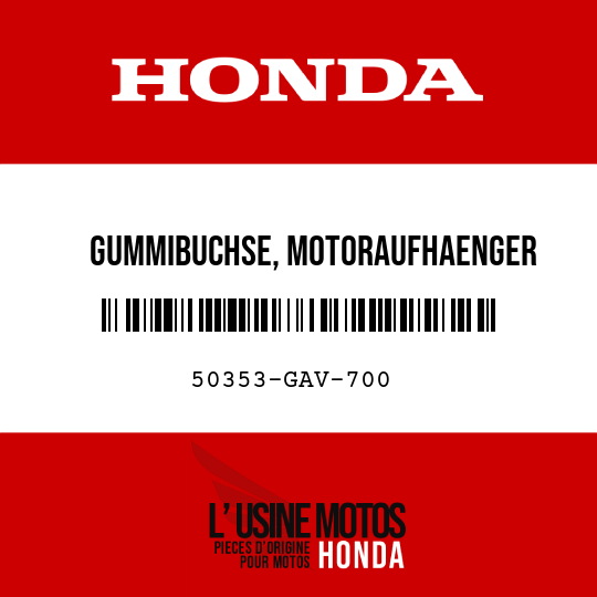 image de 50353-GAV-700 GUMMIBUCHSE, MOTORAUFHAENGER