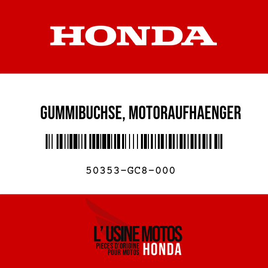 image de 50353-GC8-000 GUMMIBUCHSE, MOTORAUFHAENGER