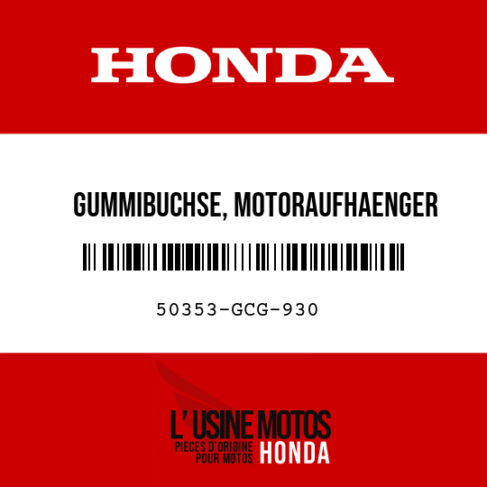 image de 50353-GCG-930 GUMMIBUCHSE, MOTORAUFHAENGER