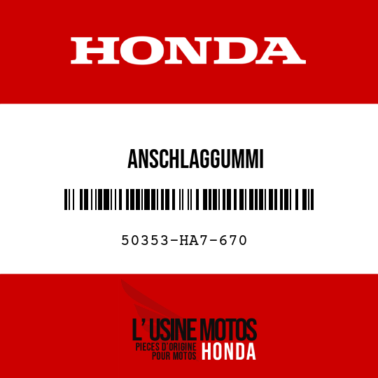 image de 50353-HA7-670 ANSCHLAGGUMMI
