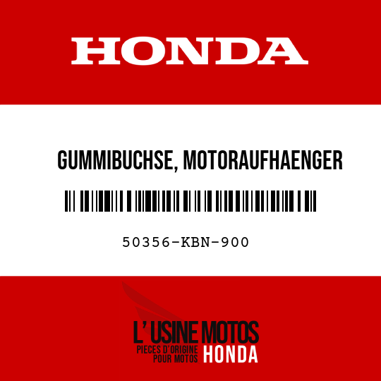 image de 50356-KBN-900 GUMMIBUCHSE, MOTORAUFHAENGER