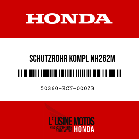 image de 50360-KCN-000ZB SCHUTZROHR KOMPL NH262M 