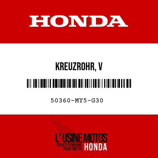 image de 50360-MY5-G30 KREUZROHR, V