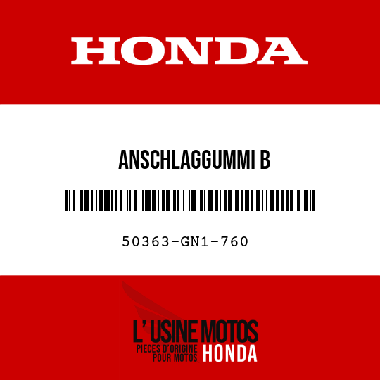 image de 50363-GN1-760 ANSCHLAGGUMMI B