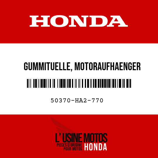 image de 50370-HA2-770 GUMMITUELLE, MOTORAUFHAENGER