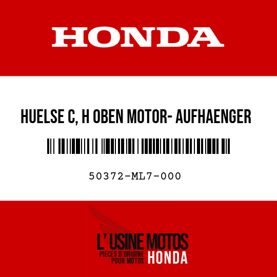image de 50372-ML7-000 HUELSE C, H OBEN MOTOR- AUFHAENGER