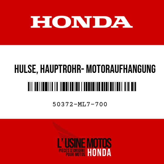 image de 50372-ML7-700 HULSE, HAUPTROHR- MOTORAUFHANGUNG