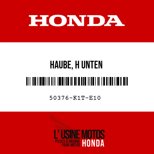 image de 50376-K1T-E10 HAUBE, H UNTEN