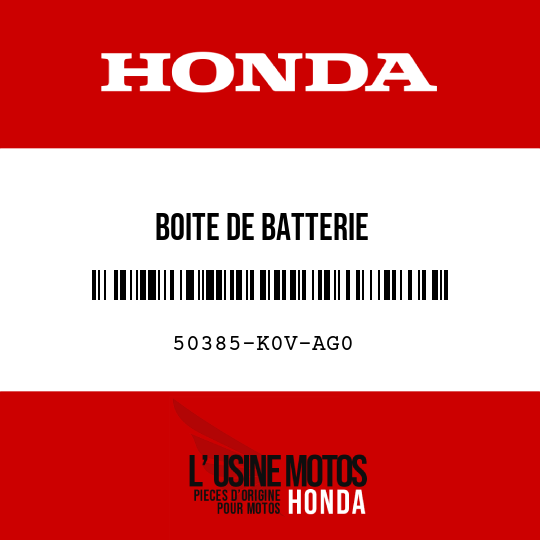 image de 50385-K0V-AG0 BOITE DE BATTERIE