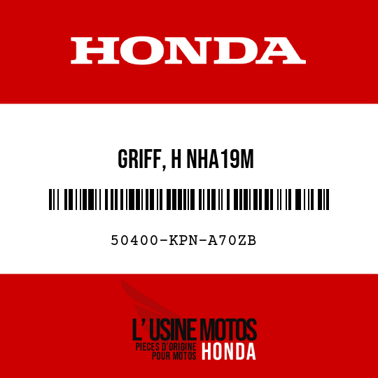 image de 50400-KPN-A70ZB GRIFF, H NHA19M