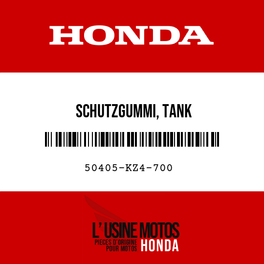 image de 50405-KZ4-700 SCHUTZGUMMI, TANK