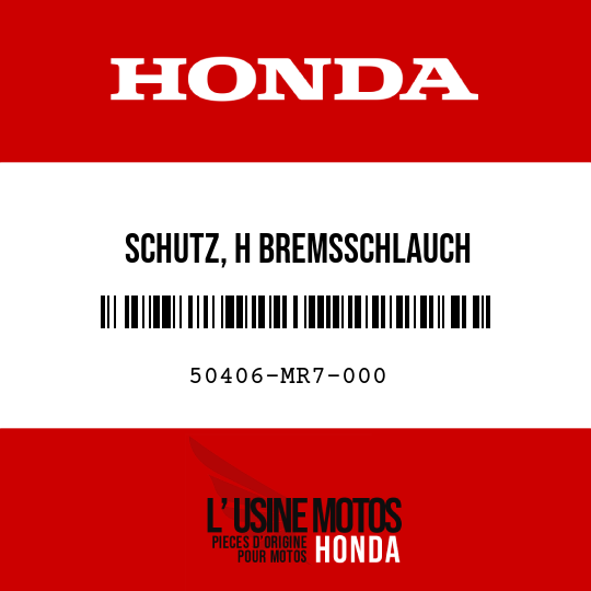 image de 50406-MR7-000 SCHUTZ, H BREMSSCHLAUCH
