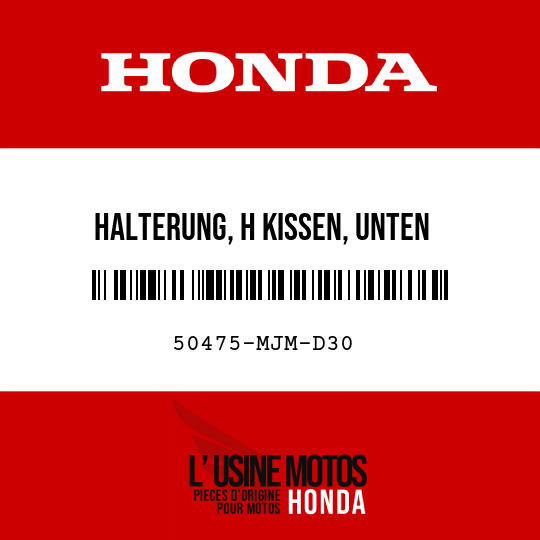 image de 50475-MJM-D30 HALTERUNG, H KISSEN, UNTEN
