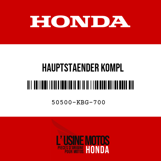 image de 50500-KBG-700 HAUPTSTAENDER KOMPL