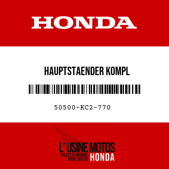 image de 50500-KC2-770 HAUPTSTAENDER KOMPL