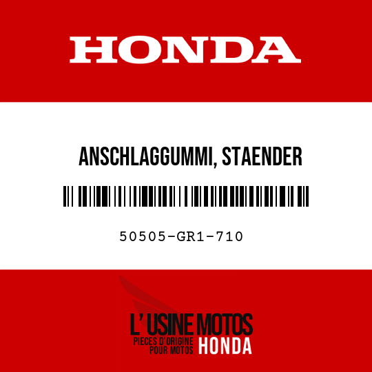 image de 50505-GR1-710 ANSCHLAGGUMMI, STAENDER