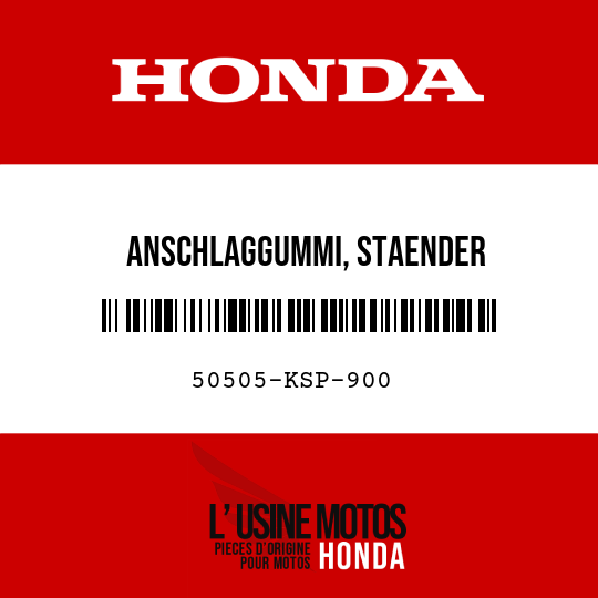 image de 50505-KSP-900 ANSCHLAGGUMMI, STAENDER