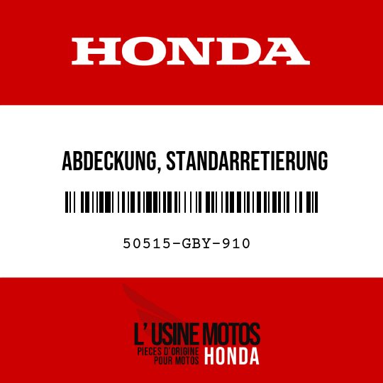 image de 50515-GBY-910 ABDECKUNG, STANDARRETIERUNG
