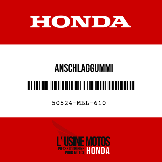 image de 50524-MBL-610 ANSCHLAGGUMMI