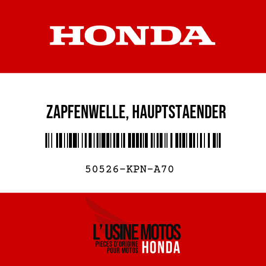 image de 50526-KPN-A70 ZAPFENWELLE, HAUPTSTAENDER