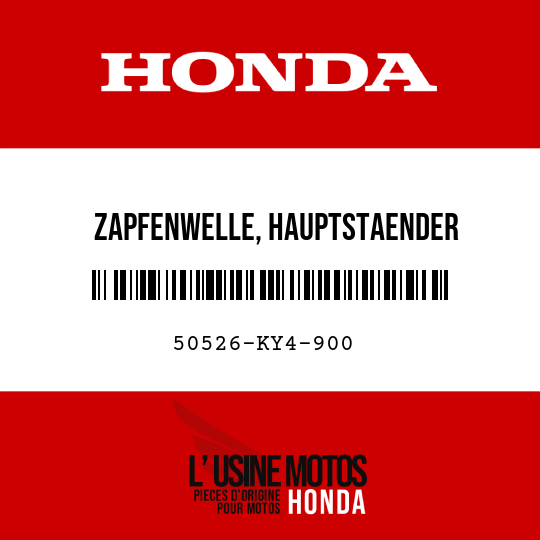 image de 50526-KY4-900 ZAPFENWELLE, HAUPTSTAENDER